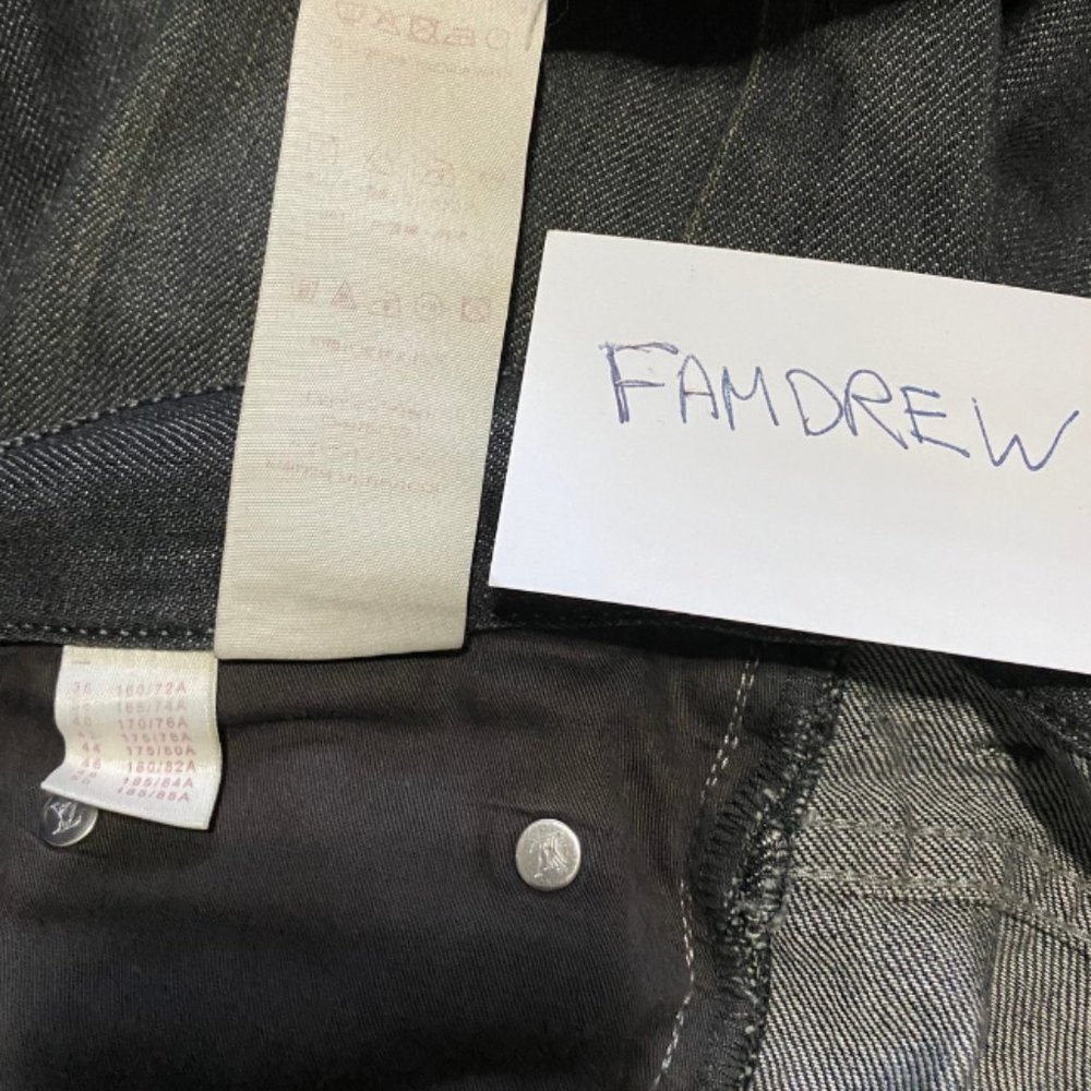 Louis Vuitton Flared Fleur LV Logo Jeans - Picture 7 of 8